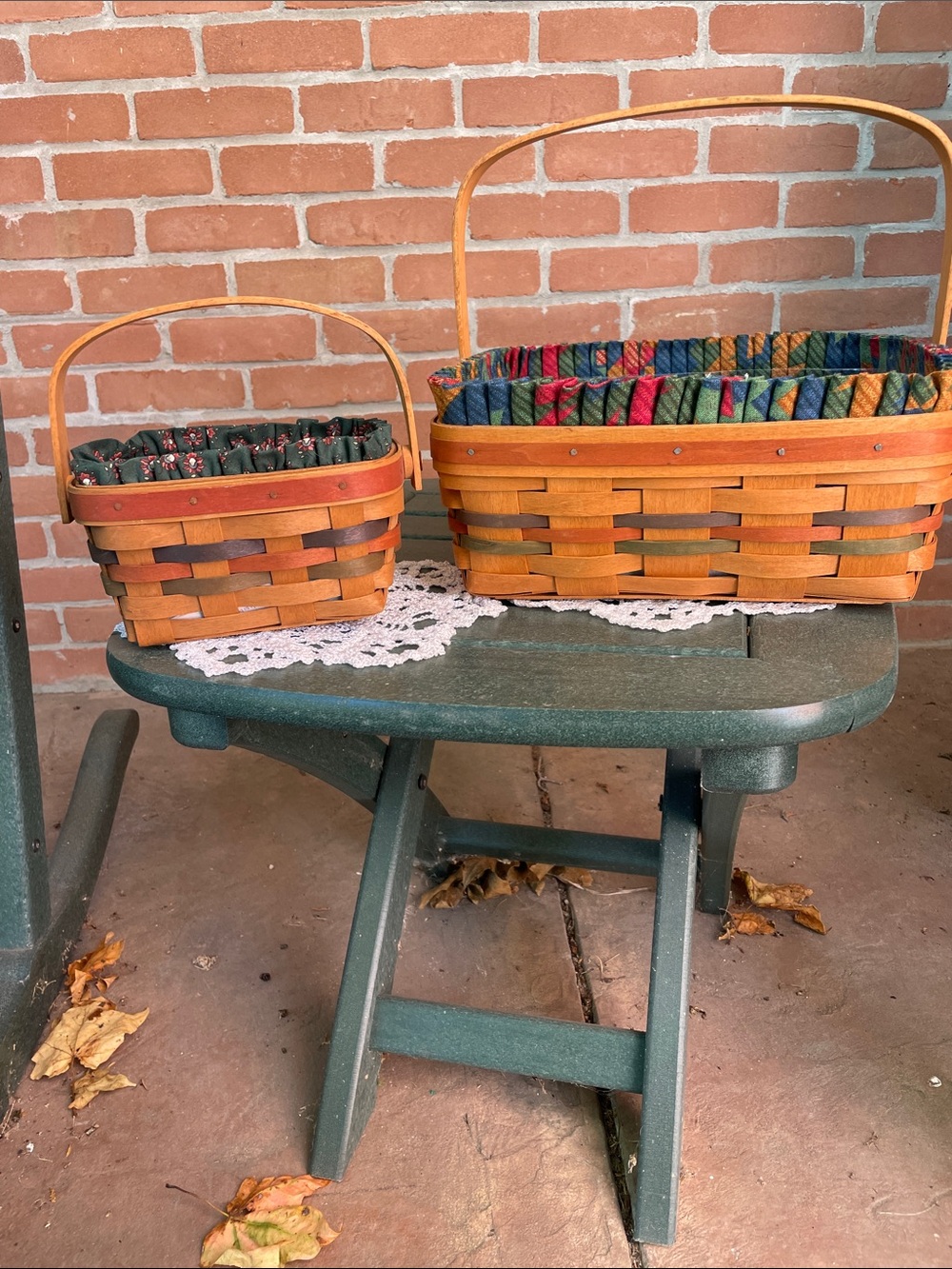 Longaberger Shades Of Autumn, Acorn and Pie Baskets